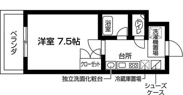 ∇・Ｅ（ナブラ・イー）の物件間取画像